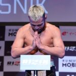 【RIZIN52】緊急参戦の武田光司は計量クリア。長南亮代表の談話「最大限出来ること、ベストを尽くす」