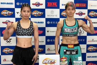 【DEEP OSAKA IMPACT2026#01&02】計量終了 昼興行=須田萌里×HIME 夜興行=濱口奏琉×松井優磨