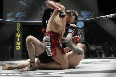 【DEEP Impact Osaka2026#02】攻守が激しく入れ替わる224秒。最後は濱口奏琉が松井をパウンドアウト