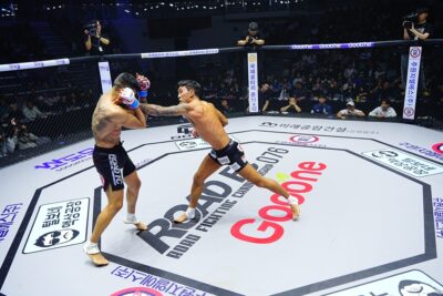 【ROAD FC76】初回に左ミドルを効かせたシウォン、2Rに左ストレートからフェレイラをパウンドアウト