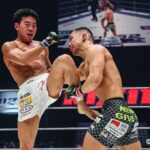【RIZIN52】ボディ狙いの新井丈を首相撲で削り続けたイ・ジョンヒョン。レフェリーストップでRIZIN初勝利