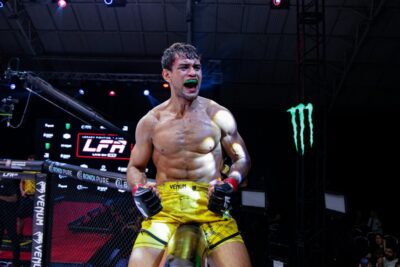 【LFA229】忍の一字、マルチンス。残り1分、右一発で試合をひっくり返しゴンサウベスをパウンドアウト