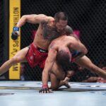 【UFC326】ニャムジャルガル、ダーデンのスクランブルとグラウンドの仕掛けに競り勝って判定勝ち