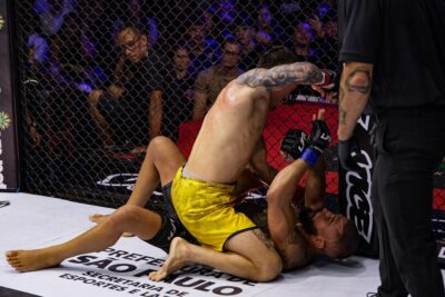 【LFA229】ヒベイロの打撃の圧に、TD&ポジション奪取のピレスが判定勝ち。王座返り咲きをアピール