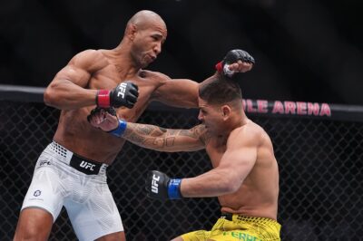 【UFC326】まさに一撃必殺！静かな立ち上がりからホドリゲスが右フック一発でフェヘイラをなぎ倒す