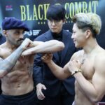 【Black Combat Black Cup】混乱の――計量終了。山崎蒼空が体重落とせず、ルキヤの挑発で一触即発