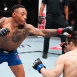 【UFN269】初回のスヨンの組みを凌いだスミス、2Rに右フックでダウンを奪ってRNCで一本勝ち 【UFN269】初回のスヨンの組みを凌いだスミス、2Rに右フックでダウンを奪ってRNCで一本勝ち