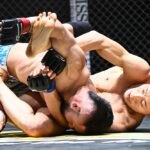 【Grachan81】フェザー級転向同士の一戦は、植田が手塚のディープハーフ&潜りを潰してパウンドアウト 【Grachan81】フェザー級転向同士の一戦は、植田が手塚のディープハーフ&潜りを潰してパウンドアウト