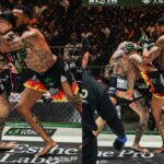 【RIZIN LANDMARK13】メヘウラが首相撲からのヒザで萩原を沈めるも、体重超過のためノーコンテスト裁定