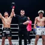 【ONE SAMURAI01】右ミドルでリズムを掴み、圧を掛けた秋元が久井からスプリット判定勝ち