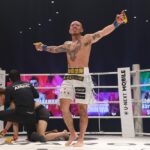 【KNOCK OUT63】沖縄ファイター福永、鋭い踏み込みから右で中村を倒してタン・フォン戦をアピール