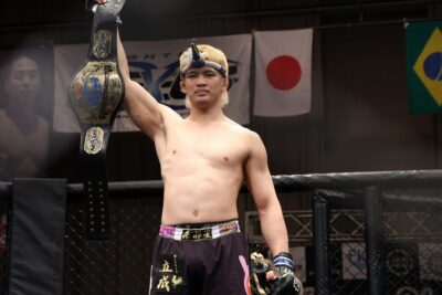 【NEXUS MANIA2026#01】森が悠太を僅か20秒で倒してウェルター級王者に。メイン勝者との対戦をアピール