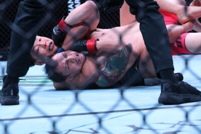 【Road to UFC S05 OR#02】内田タケルが電光石火のRNCでバルヤットからタップを奪って準決勝へ