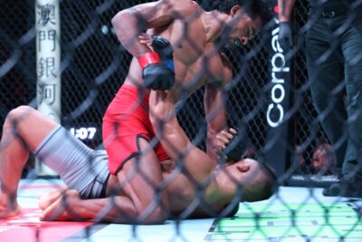 【Road to UFC S05 OR#01】ダントが2Rにマウントキープからのパウンド連打でアリントゾンにTKO勝利