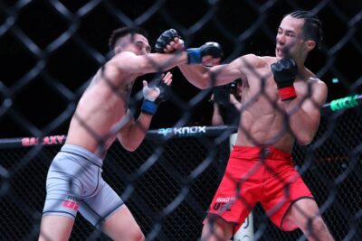 【Road to UFC S05 OR#02】鈴木崇矢がカウンターの右フックからオトゴンバートルをパウンドアウト