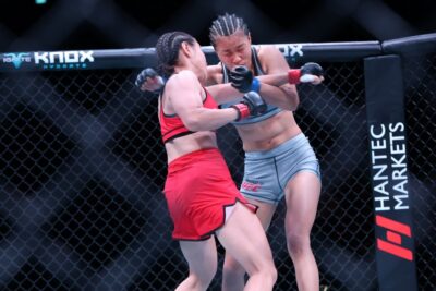 【Road to UFC S05 OR#02】開始2分でアブドゥエヴァの左指がフン・シャオカンの目をとらえ、NC→TKOに