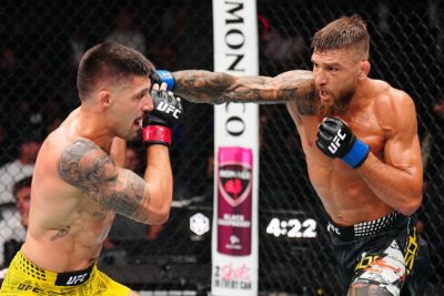 【UFC328】強いっ!!　オクタゴン2戦目のアモソフが、UFC8勝2敗のアルバレスを高速TDから肩固めで一蹴