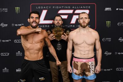 【LFA233】地元で初防衛戦=ピアズマが計量失敗でタイトル剥奪。コメインはミランダが2度目の防衛戦