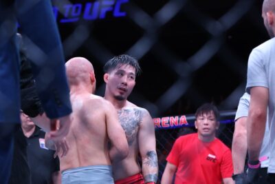 【Road to UFC S05 OR#02】亮我、アルシネーゼと接戦を繰り広げるもスプリット判定で敗れる