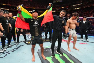 【UFC328】平良達郎がTDで先手を取るも、最終回にヴァンのパンチを浴びてレフェリーストップで敗れる