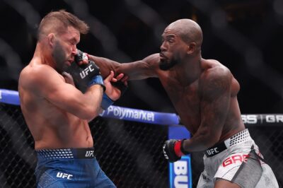 【UFC328】グリーンがスティーブンスの右にカウンターのダブルレッグを合わせてTD→RNCで一本勝ち