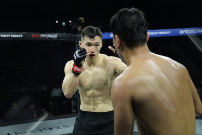 【ZFN04】対戦おらず、1階級上の試合に挑んだジャン・ユンソン。3-0判定勝ちもインパクトは残せず