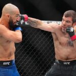 【UFC328】42歳ミラー、18年目のオクタゴン初戦はシングルレッグに来たゴードンをギロチンで仕留める