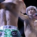 【DEEP131】水野が右ジャブとケージ際で牛久の動きを封じ、フェザー級暫定王座奪取で25周年興行を締める