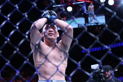 【Road to UFC S05 OR#02】バットバヤルがイン・シュアイをヒザ蹴りでKOし、昨シーズン優勝で本戦契約