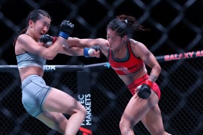 【Road to UFC S05 OR#02】右カーフを効かされた松田。モン・ボーにフルマーク判定で敗れる