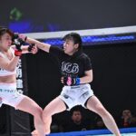 【DEEP JEWELS53】5分2Rフルに打撃戦となった一戦。パンチのヒット数で上回った大井が古林に判定勝ち