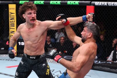 【UFN275】サルキルド強し！ダリューシュの左を被弾もTDディフェンスから右を効かせてパウンドアウト