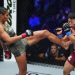 【PFL2026#06】タイラ・サントス、中国のヤン・チーフイを三日月蹴りで一蹴