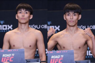 【Road to UFC S05 OR#02】計量終了　全選手が一発パス!!　僅か12分で計量終了――会場から歓喜の声!!