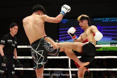【RISE199】憂也と王座決定戦、モトヤスック改め基康「僕がベルトを獲ることは決まっている」