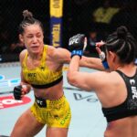 【UFN278】オクタゴン初戦のシャーヴィス、ドゥベンに組み勝ちレコードを8戦全勝に