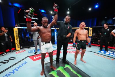 【UFN279】TDを交えて試合を進めた堀口恭司、3Rにケイプに右を効かされてTKO負け