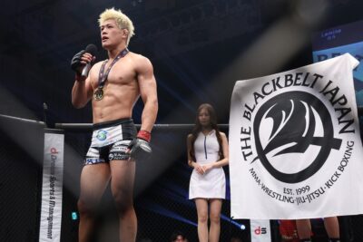 【Lemino Shooto06】飯野が夜叉坊をパウンドアウトしてデビュー以来5連勝「自分は絶対に負けない」
