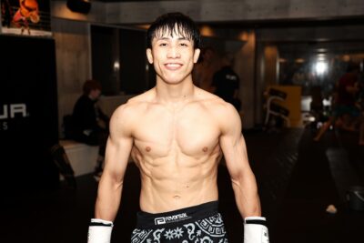 【Gladiator035】久保健太と暫定フライ級王座戦、熊崎夏暉「ベルト以上に強い外国人と戦っていきたい」