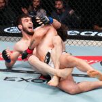 【UFN279】兄譲りの変則ツイスターで、ムルタザリ・マゴメドフがバダザリアンから77秒一本勝ち!!