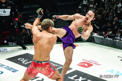 【RIZIN LANDMARK14】矢地祐介がISAOとの接戦に判定勝利「生き残ったんでまだまだトップを目指す！」