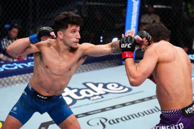 【UFN279】左右に回り&ステップイン&右でポイントアウト狙ったラポーゾが、ナシメントの連勝を4で止める