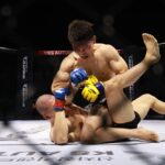 【Top FC22】ミンジェがイゴール・キムをTD＆マウントキープで攻め込み、2Rにパウンドアウト