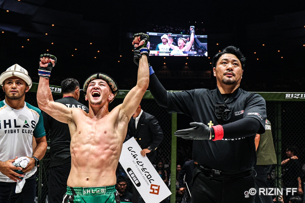 RIZIN LANDMARK15】シェイドゥラエフの同門＝ティレノフが太田忍にTKO