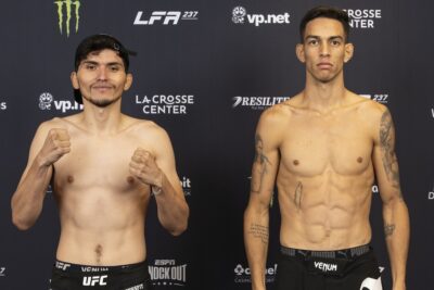 【LFA237】身長185センチ&リーチは+190のマクソン・リーが、ボリビアのダルディオとメインで対戦