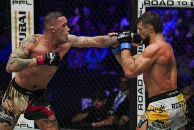 【PFL2026#12】バトルがロスタにTDを許さずスプリット判定で勝利。王座挑戦に向けて連戦直訴