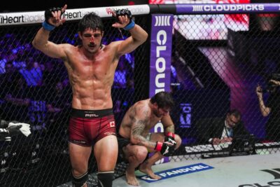 【PFL2026#12】ジェフリーが得意のクリンチワークでシルヴェイラを攻め続け、大差の判定勝利を収める