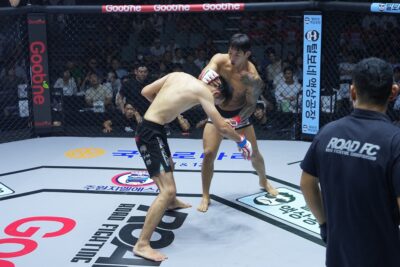 【Road FC78】大原がハン・サングォンのサブミッションは全て凌ぐも被弾多く――ダウンも喫して判定負け