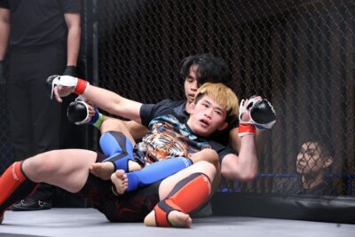 【JMMAF TOKYO IFM】台湾ファイターのリンが西嶋を組み伏せ、西嶋をフルマークで下す