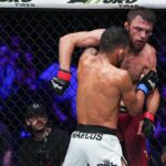 【PFL2026#13】左肩負傷のマゴメドフ。セコンドがタオル投入でUFCから移籍のダニエル・マルコスに下る 【PFL2026#13】左肩負傷のマゴメドフ。セコンドがタオル投入でUFCから移籍のダニエル・マルコスに下る